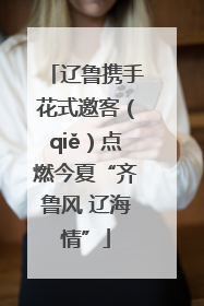 辽鲁携手花式邀客（qiě）点燃今夏“齐鲁风 辽海情”