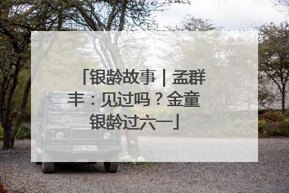银龄故事｜孟群丰：见过吗？金童银龄过六一