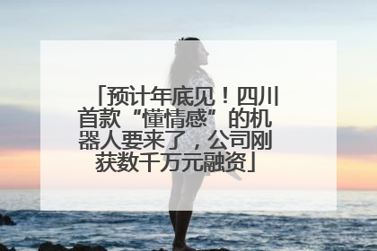 预计年底见！四川首款“懂情感”的机器人要来了，公司刚获数千万元融资
