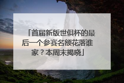 首届新版世俱杯的最后一个参赛名额花落谁家？本周末揭晓