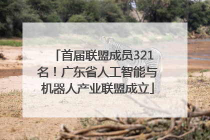 首届联盟成员321名！广东省人工智能与机器人产业联盟成立