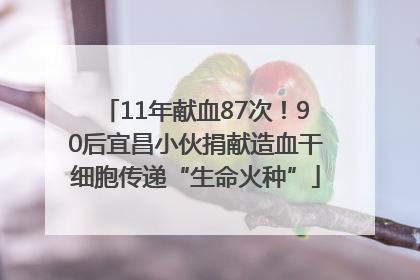 11年献血87次！90后宜昌小伙捐献造血干细胞传递“生命火种”