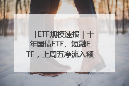 ETF规模速报｜十年国债ETF、短融ETF，上周五净流入额均超20亿元