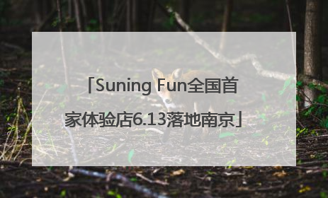 Suning Fun全国首家体验店6.13落地南京